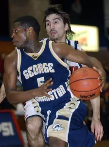 T.J. Thompson led George Washington with 18 points. (FIle Photo)