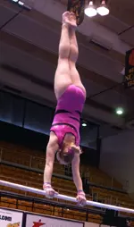 Junior Erin Aiken recorded a season-high all-around total of 38.475 to lead the Colonials at the 2005 Hearts Invitational on Friday, Feb. 11, at NC State.