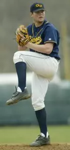 Junior Josh Wilkie pitched 7.1 scoreless innings, while also recording 11 strikeouts, to lead GW to a 6-0 win over Vermont on Sunday, March 13.