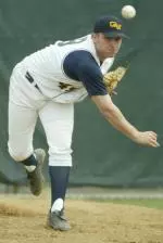 Sophomore RHP Derrik Lutz strikes out 11 and allows just three hits in his complete game win.