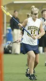 Laura Hostetler set a new GW record with nine ground balls versus Davidson.
