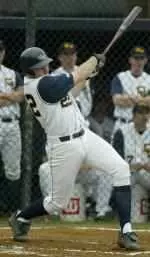 First baseman Ryan Roberson went 4-for-9 with two homers, two doubles and six RBIs in GW's weekend series against URI.