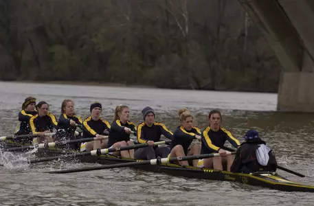 GW's women's novice defeated boats from three other schools Saturday on the Potomac.