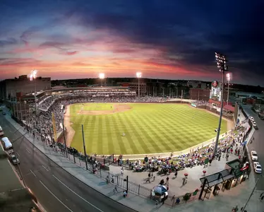 Fifth Third Field in Dayton, OH is the home of the 2005 A-10 Tournament