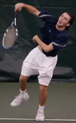 Sophomore Mustafa Gencsoy won all four of his matches in straight sets en route to winning the Flight A singles bracket at the 2005 DC Metro Championships.