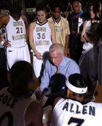 Coach McKeown and the Colonials get ready for Rhode Island