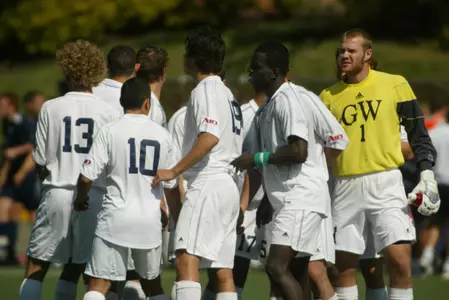 The GW men's soccer team fought Dayton to a 1-1 draw at Mount Vernon Field on Friday.