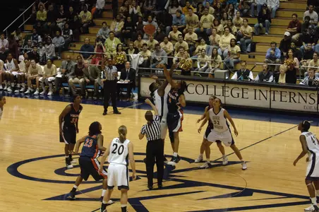 Tonight's women's basketball exhibition between GW and Lake Truck Lines tips-off at the Smith Center at 7:00 pm.
