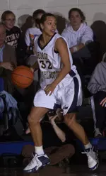 Sarah-Jo Lawrence is GW's leading scorer despite coming off the bench