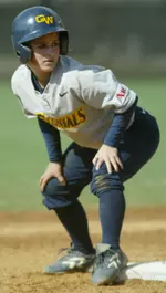 Second baseman Cat Belanger finished 2-for-3 with an RBI and a run in the Colonials' 6-4 loss in game two of their doubleheader at Saint Louis on Saturday, April 1.