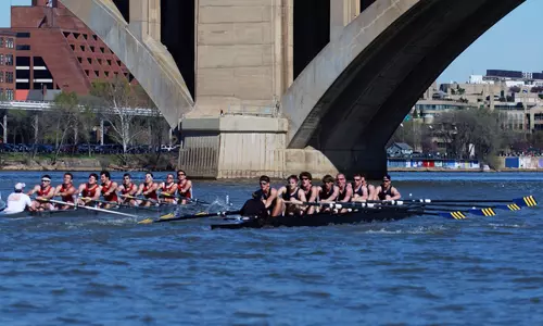 The GW men's varsity eight placed fourth at the ECAC Championships last weekend.