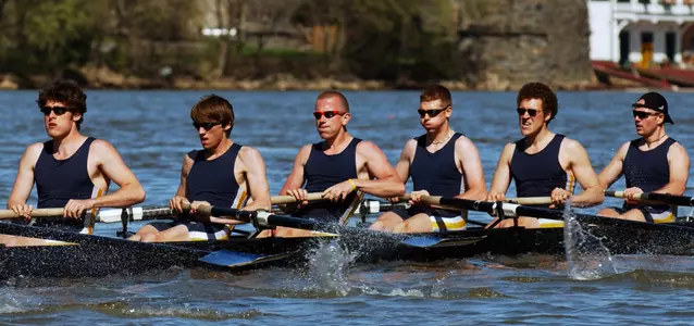 The GW men defeated Gonzaga Saturday on the Potomac River.