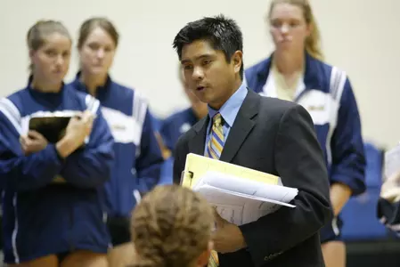 Head coach Jojit Coronel's team will dive into the 2006 season Friday against Georgetown at AU's Bender Arena.