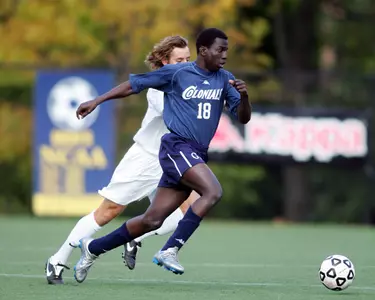 Junior Abimbola Pedro led GW with 11 points on four goals and three assists last fall.