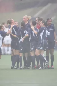 The Colonials lost to Villanova in the rain Tuesday night