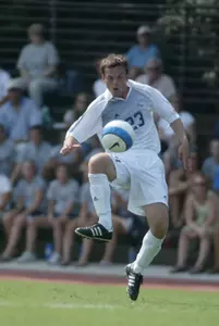 Freshman Luke Wildy was tabbed the A-10's Rookie of the Week for his two-goal outburst versus Georgetown on August 25.