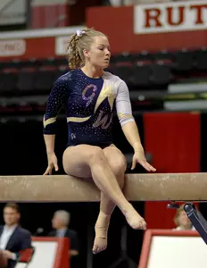 Kristen Simpson scored a team-high 9.725 on the vault