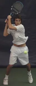 Junior Mustafa Genscoy took his match as the #1 seed 6-2, 6-1.