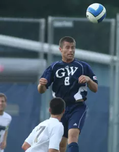 Senior Greg McKay was one of five players with a team-high two shots in GW's 3-0 loss to Charlotte Friday.
