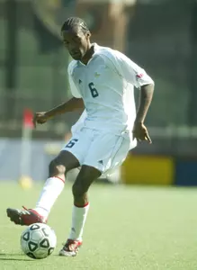 Senior Joachim Walker posted his third assist of the season on the game-winner against Longwood on Wednesday.