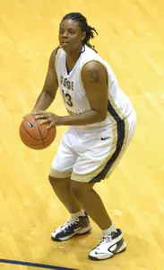 Junior Antelia Parrish led all players with 18 points and 11 rebounds as No. 13 GW throttled DT3, 95-68, in an exhibition game Friday night.