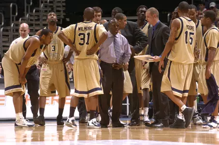 Karl Hobbs leads the Colonials against Longwood Sunday at Smith Center.
