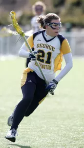 Junior Kristin Karcsh and the GW women's lacrosse team opens the 2007 season at No. 10 Johns Hopkins on Wednesday.