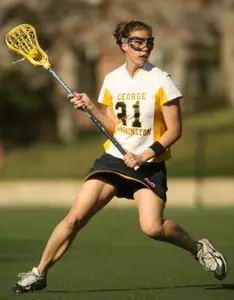 Junior Kristin Karcsh was named A-10 Co-Player of the Week on Monday after notching her 100th career point in Sunday's win at Temple.