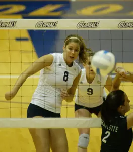 Abby Syverson hit .261 with eight kills against UMES Saturday afternoon.