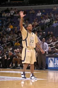 Mo Rice and the Colonials came up short against Fordham. (File Photo)