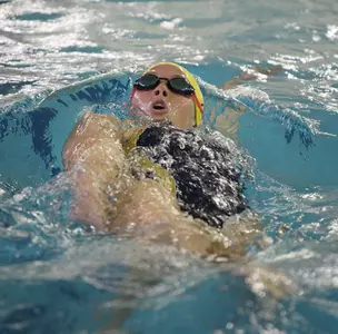 Emily Leik won the 200-yard backstroke
