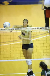 Katie Zulandt hit a career-best .643 at Howard Tuesday night.