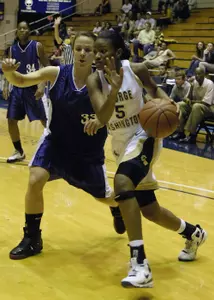 Freshman Tiana Myers and GW visit Kentucky for the first time Sunday at 2:00 pm ET.