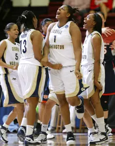 Senior center Jessica Adair (#1) was named one of 30 preseason Women's Wooden Award All-America candidates Wednesday.