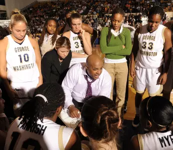 GW hosts its second Top 10 opponent of the season Friday night at 7:30 pm when No. 10/10 Auburn visits Smith Center.