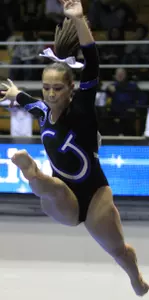 Lindsay Tom won beam in last years meet at Kent State