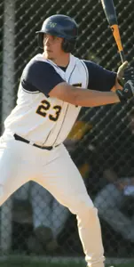 Junior Tim Reeves hit his first career HR Sunday against Yale