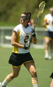 Senior Laura Wunk scored a team-high-tying four points and three goals in Wednesday's 19-11 loss at No. 15 George Mason.