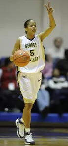 GW senior point guard Kimberly Beck was named the Atlantic 10's Player of the Year Wednesday. She also earned All-Conference First Team honors for the third straight season.