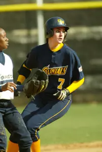 Amanda Gabriel has been on fire with that bat and in the circle despite GW's five-game losing streak