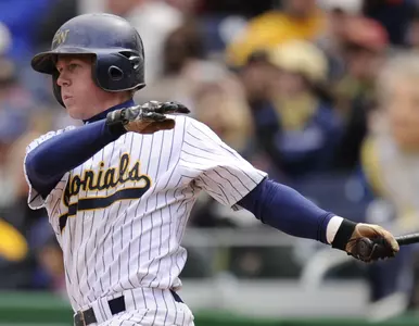 Sophomore Tom Zebroski hit his second HR of the season Wednesday against Georgetown
