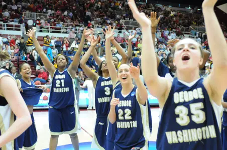 The GW women's basketball team celebrated its second straight Sweet 16 appearance at its annual awards banquet at the City View Room on E Street Monday night.