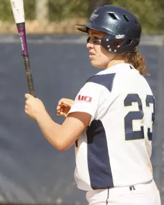 Katie Terrazas hit her first home run of her career to give GW the 2-0 victory