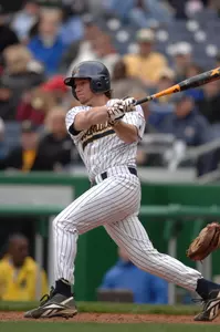 Freshman Brendon Kelliher recorded four RBI in Saturday's doubleheader at La Salle