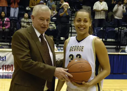 Former GW women's basketball standout Sarah-Jo Lawrence is among 130 national nominees for the 2008 NCAA Woman of the Year award.