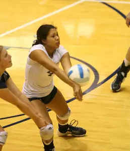 Leah Hill was the lone Colonial on the All-Tournament team at the WVU Classic.