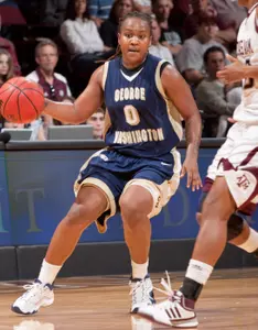 Senior Yolanda Lavender, who leads GW with 5.4 assists per game, and the Colonials travel to Dayton Wednesday night.