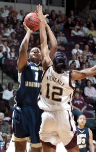 GW wraps its two-game Texas road swing at Rice Monday evening at 8:00 pm ET.