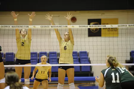 Katie Butz led all players with 11 kills against Morgan State Wednesday at Smith Center.