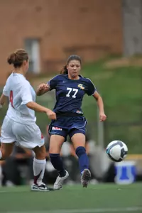 Junior Ashley Starks scored her team-leading fourth goal of the season against Charlotte on Sunday.
